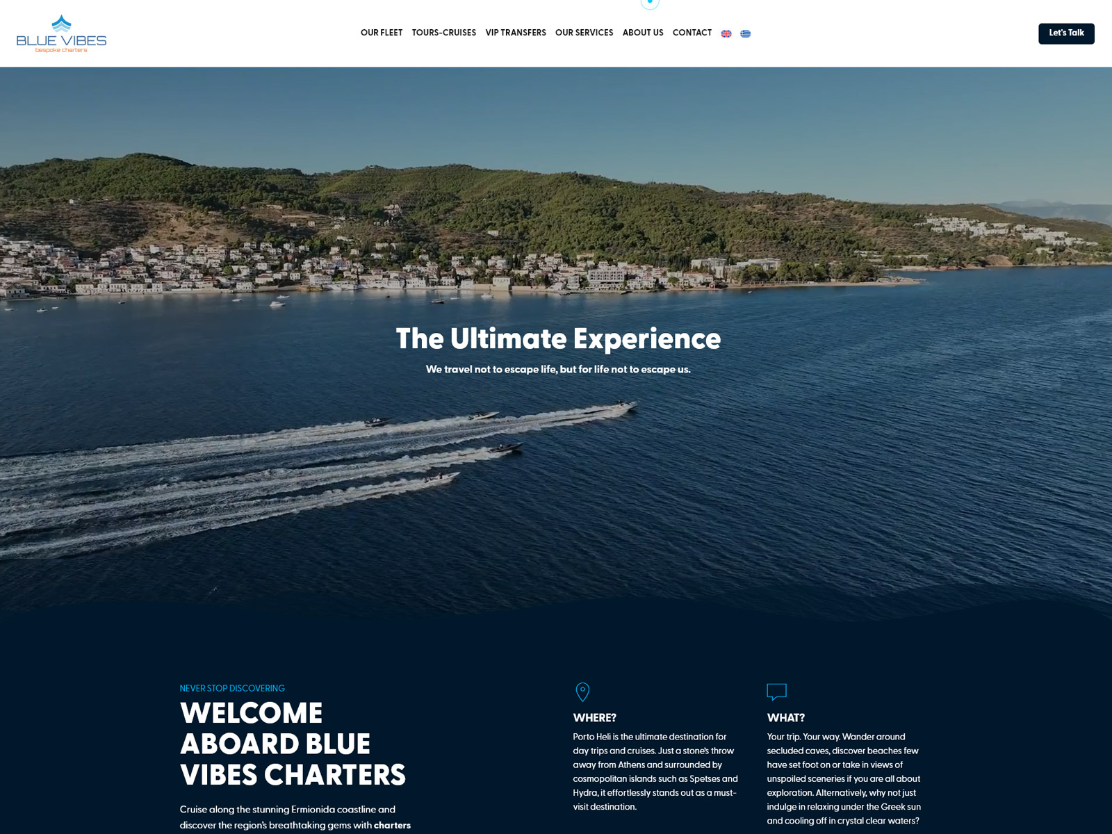 Blue Vibes — yacht charter Porto Heli & Spetses