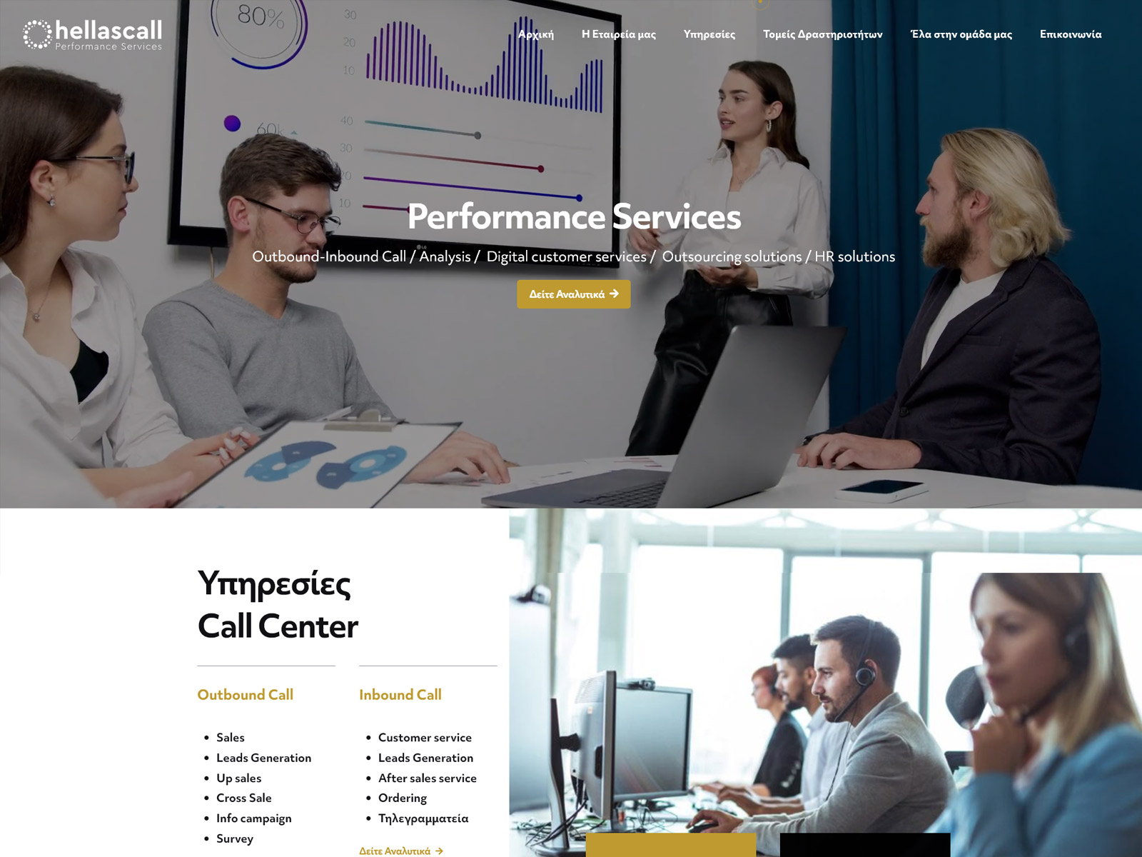 Hellas Call — performance services and contact centers